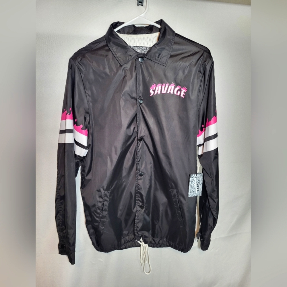 Brooklyn Cloth Mfg Co Savage Jacket Button Up Windbreaker NYC NWT Size Small